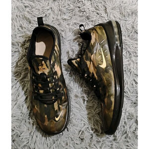 Men’s Nike Air Max AXIS Men Size 12 Camo Black / Mushroom Sneakers AA2148-002